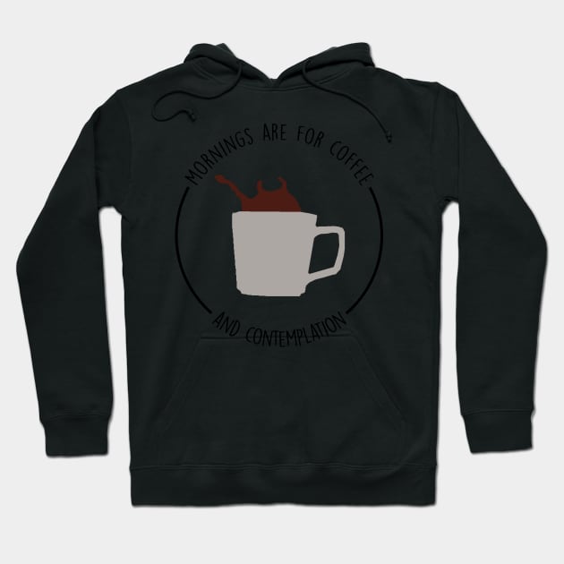 Mornings are for coffee and contemplation - Hopper - Stranger things Hoodie by tziggles